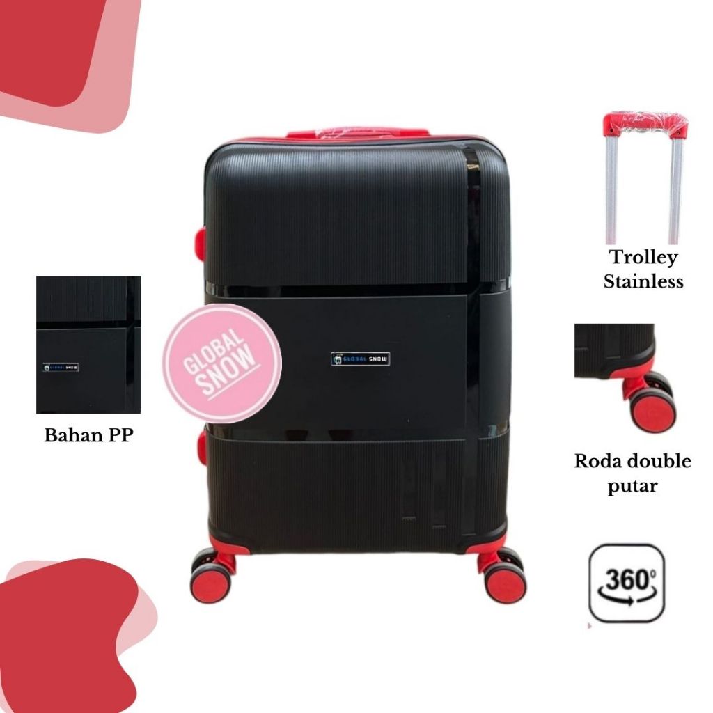 Koper ANTI PECAH PP 18 inch - GS 001 Ysl Bagsindo / KOPER 18INCH / KOPER KABIN