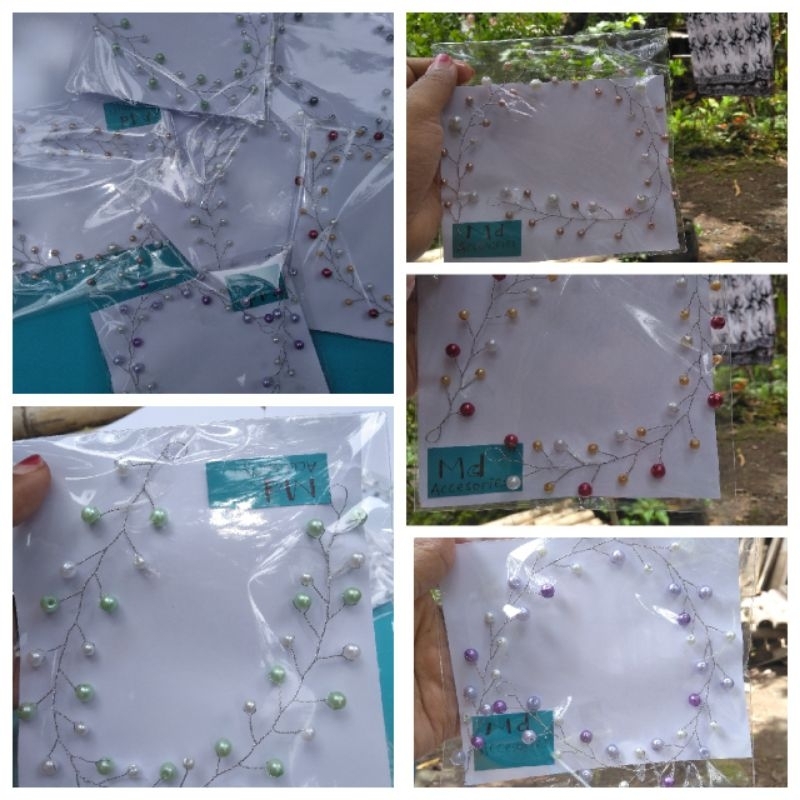 headpiech/hiasan hijab/hiasan kepala/bando kepalacantik