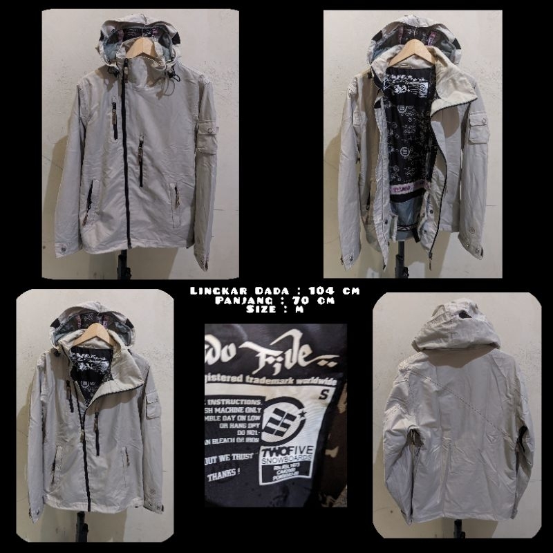 Jaket Snowboard Merk TwoFive Second Original.