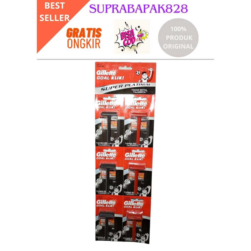 Pisau Cukur Gillette Goal Klik Harga Grosir