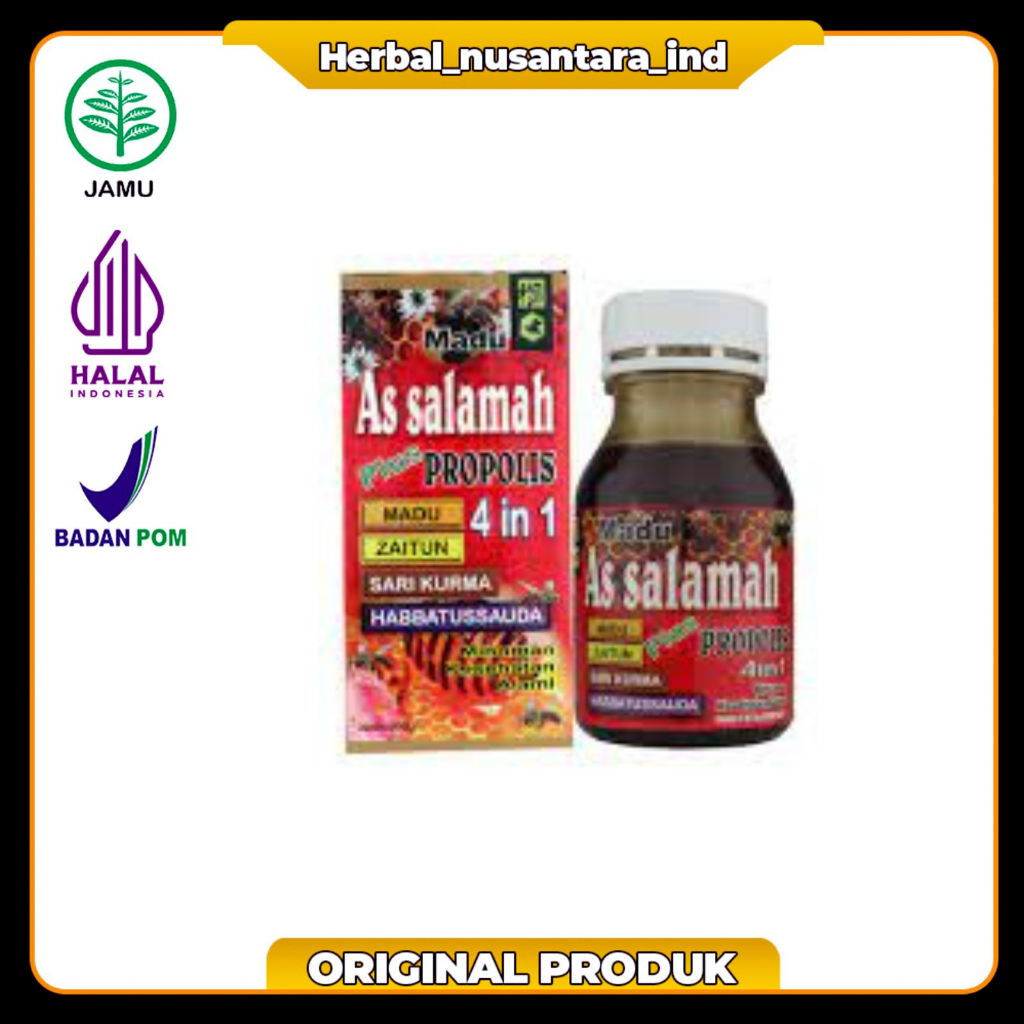 

MADU AS SALAMAH 4 IN 1 350 GR| MENGOBATI BERBAGAI PENYAKIT