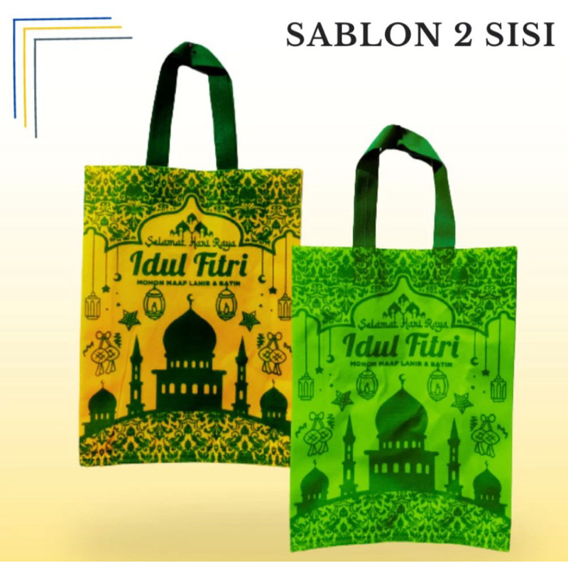 

Goodie Bag Idul Fitri bahan Spunbound uk 30*40