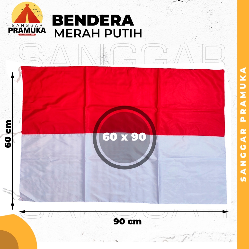 Bendera  Merah Putih 60x90 / Bendera Indonesia 60x90 / Bendera Merah Putih 60 90