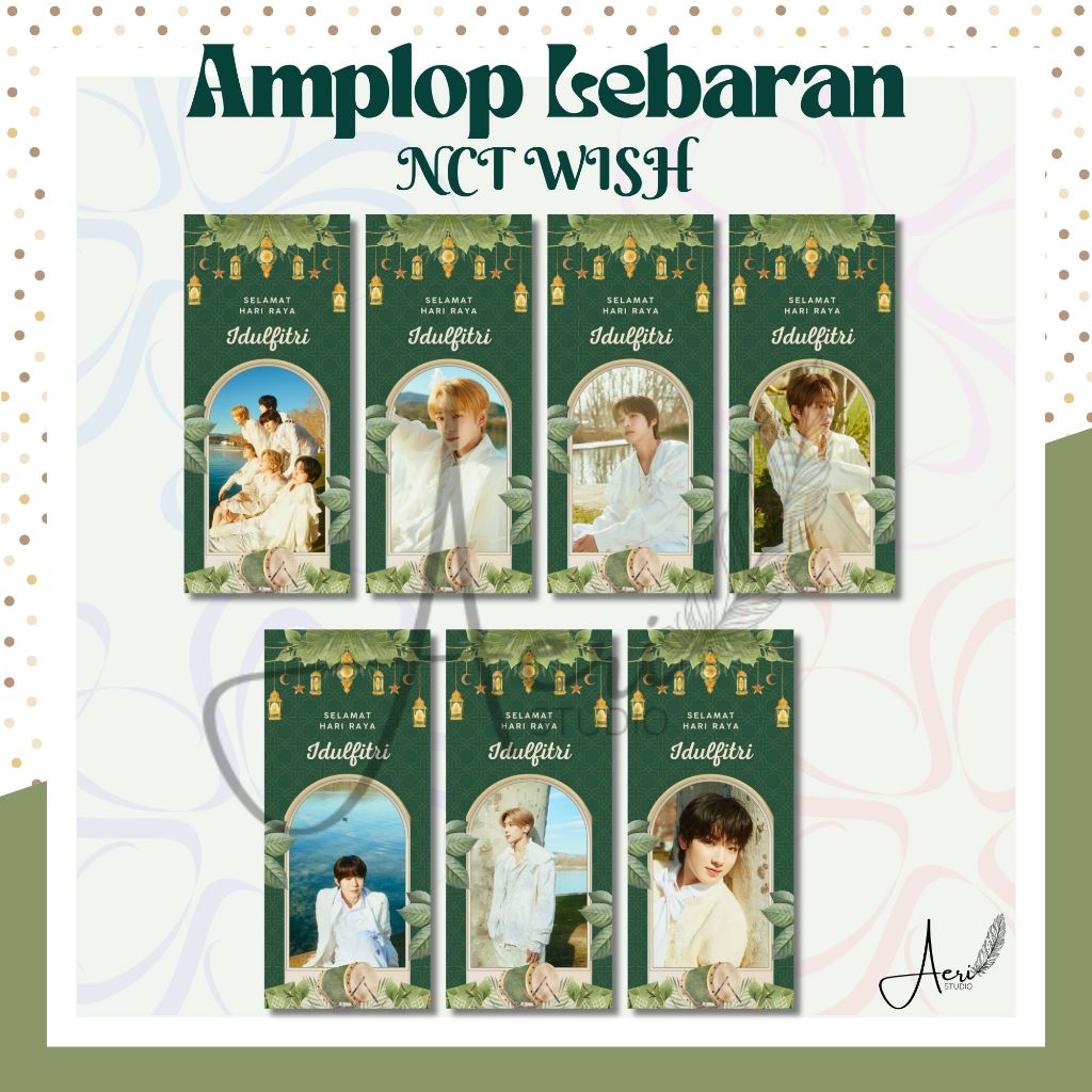 

Amplop Lebaran Panjang [K-Pop] NCT WISH Edition