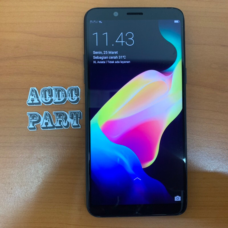 Hp Second Oppo F5 4/64GB Black Tidak Bergaransi
