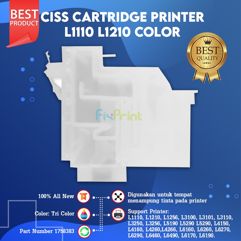 Ink Cartridge CISS Epson L1110 L3110 Katrid Tinta L3150 L4150 L5190