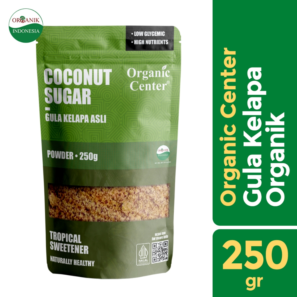

Organic Center - Coconut Sugar Organic 250gr - Gula Kelapa - Organik