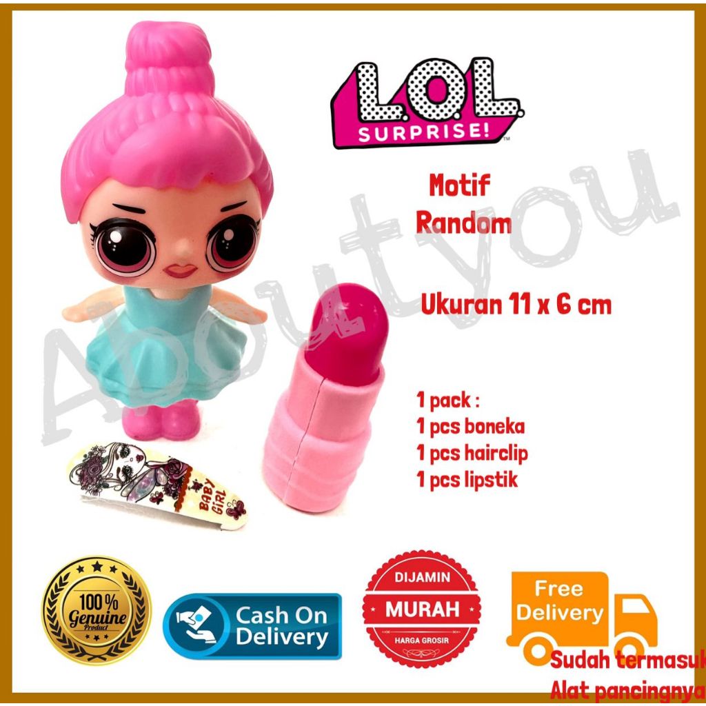 Mainan Boneka LOL anak Perempuan Aksesoris Fancy cute doll Mini