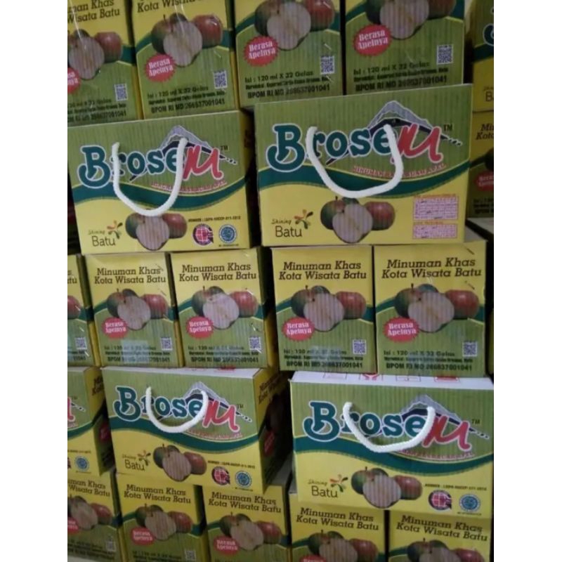 

Brosem_minuman sari apel khas kota Batu 120mlx32pcs