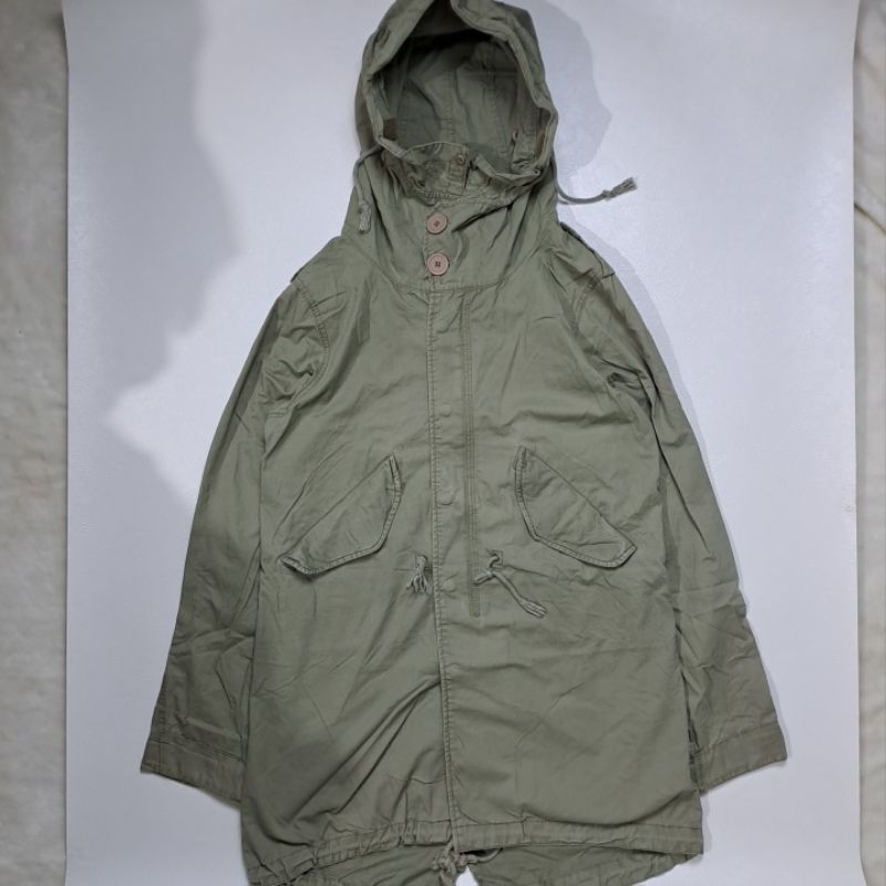 JAKET PARKA FISHTAIL M65 BY HNM SIZE M