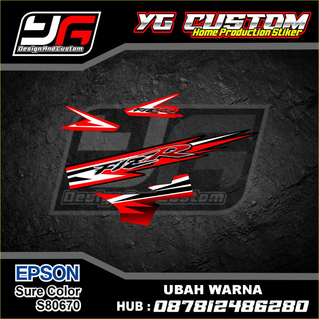 striping fiz r merah