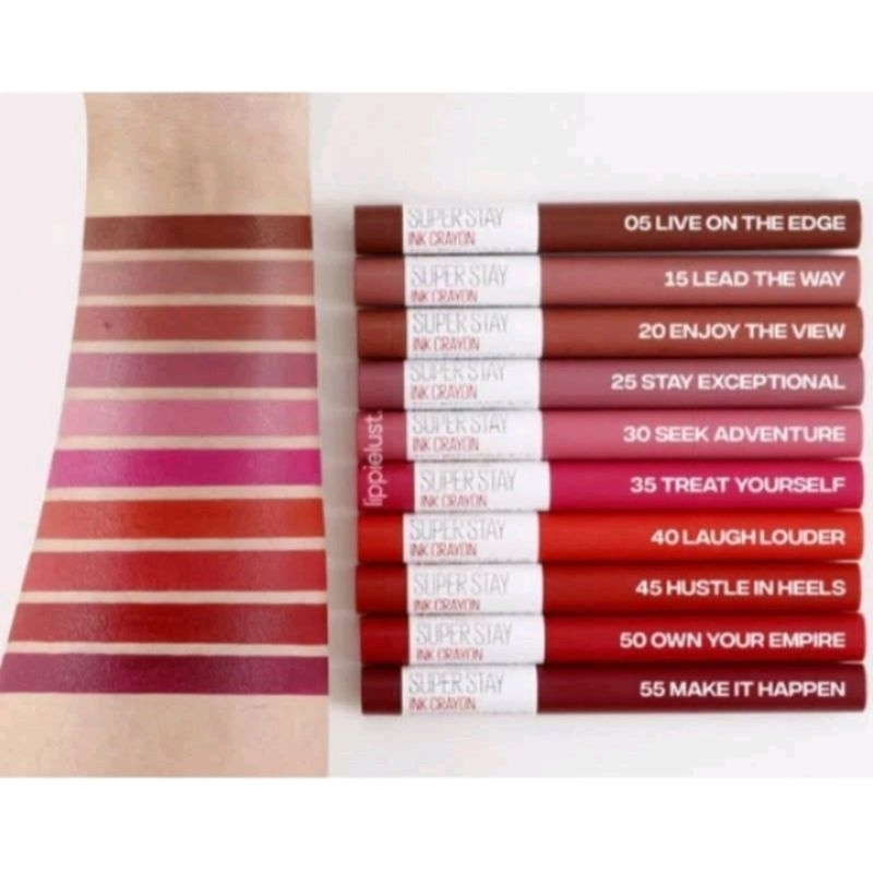 Maybelline Superstay Ink Crayon Lipstick