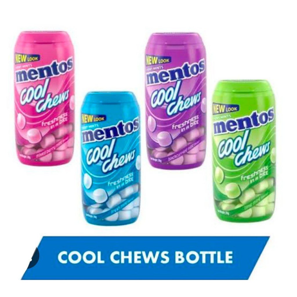 

Mentos cool chews chewy mints permen 30g import