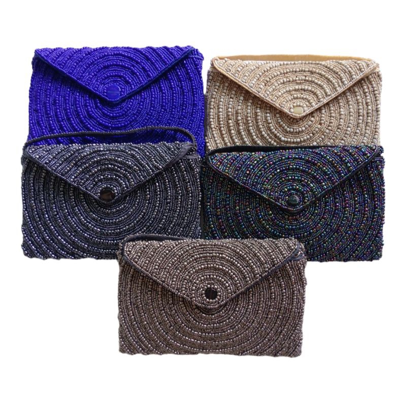 Blimbingsari Creative Craft Tas Manik Manik Motif Hipnotis Tas Wanita