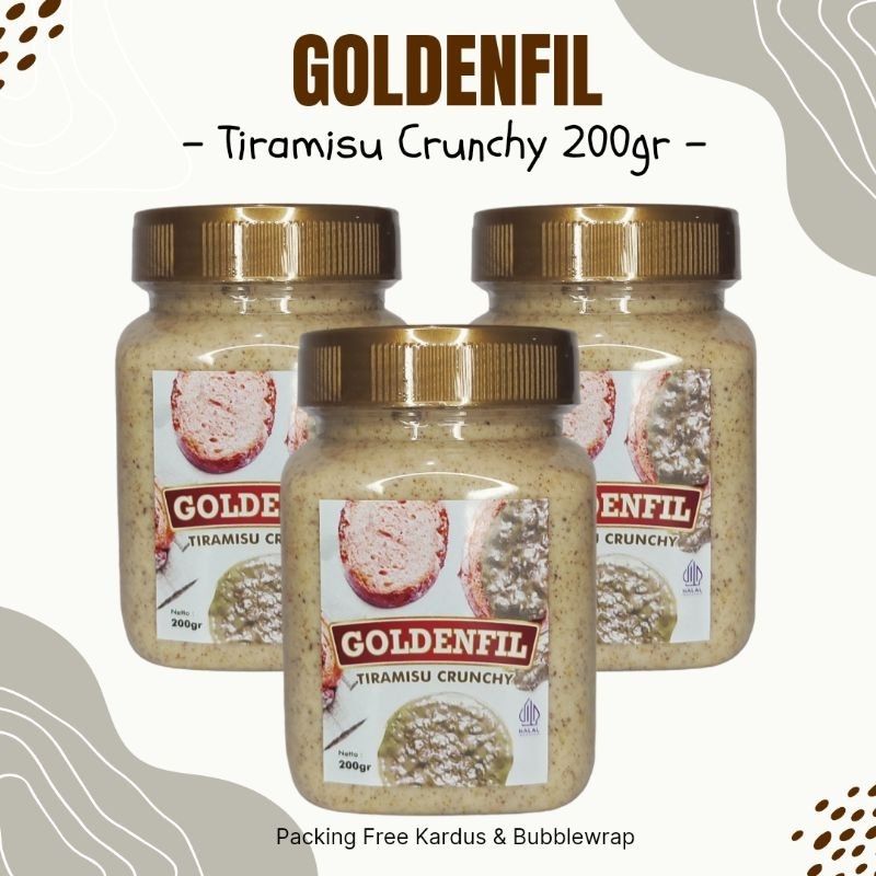 

Goldenfil Tiramisu Crunchy 200gr