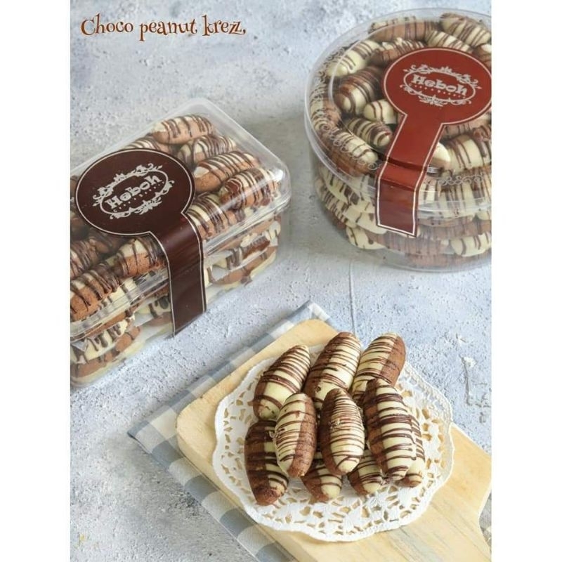 

kue kering Choco peanut krez by HEBOH cookies