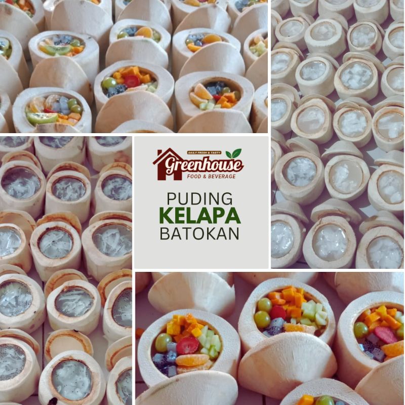 

puding kelapa batokan
