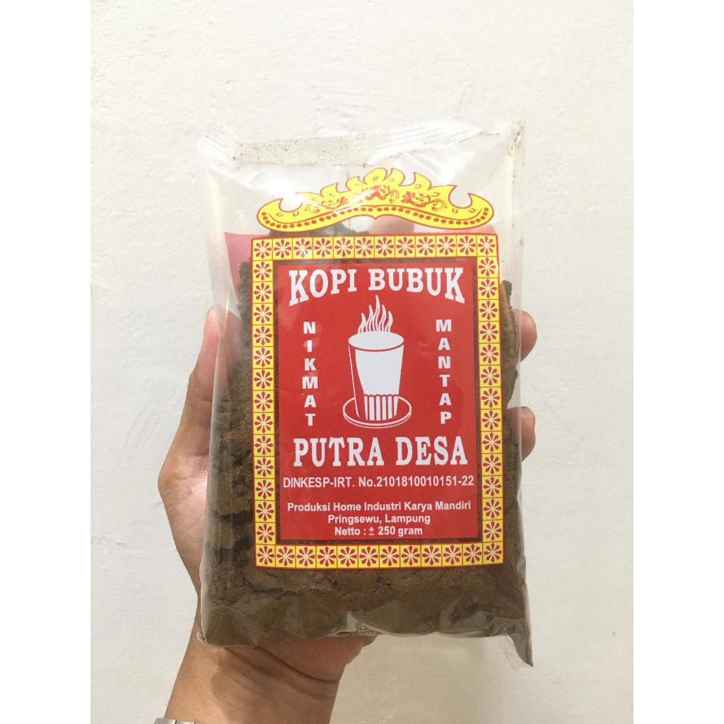 

Kopi Putra Desa Asli Robusta Lampung 200 gram Rasa Mirip Klangenan