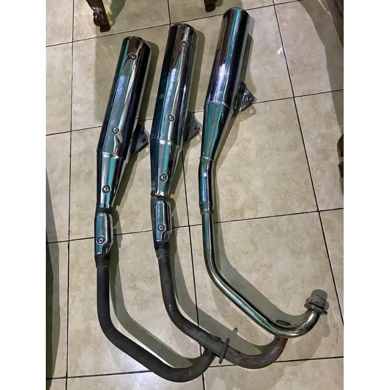 KNALPOT STANDAR HONDA MEGAPRO PRIMUS EXHAUST MEGAPRO MP ORIGINAL ORI