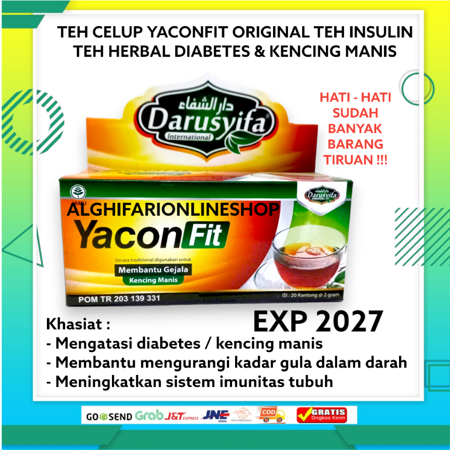 

TEH CELUP YAKONFIT ORIGINAL TEH HERBAL DIABETES & KENCING MANIS MANJUR