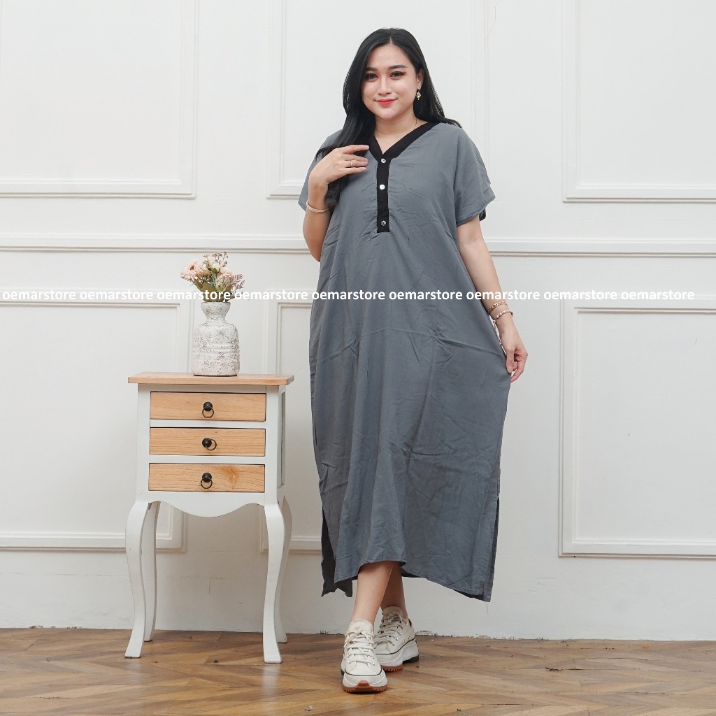 DASTER LISA BUSUI FRIENDLY || KANCING DEPAN || VARIASI LIS HITAM || LD 135 PB 120