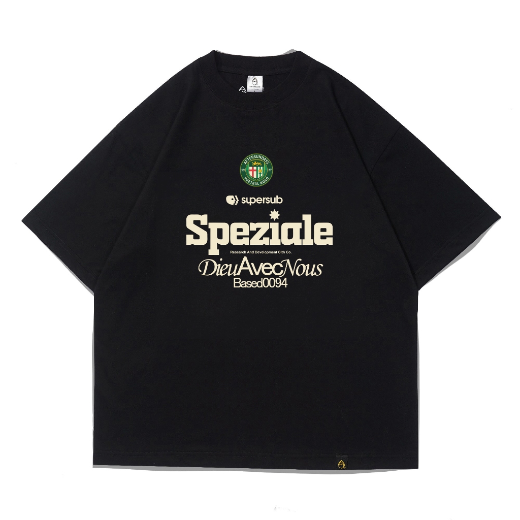 T-SHIRT | OVERSIZE | AVEC | BLACK | AFTERSUNDAYS