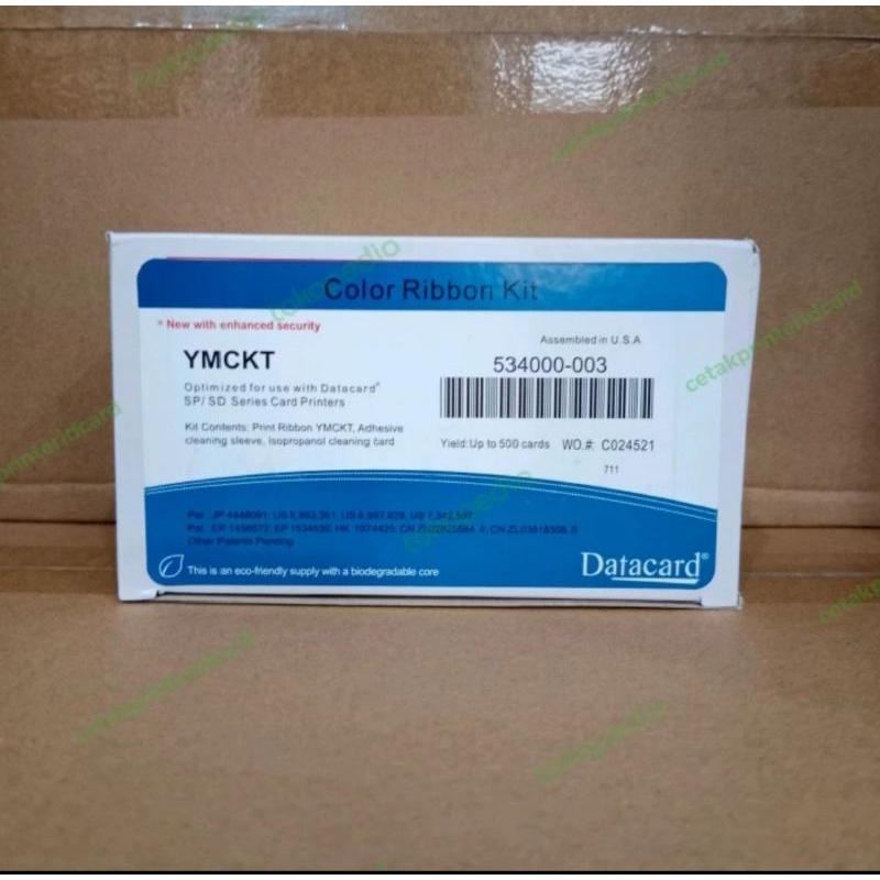 Ribbon color YMCKT 534000-003 Datacard / YMCKT 534000-003 / Datacard