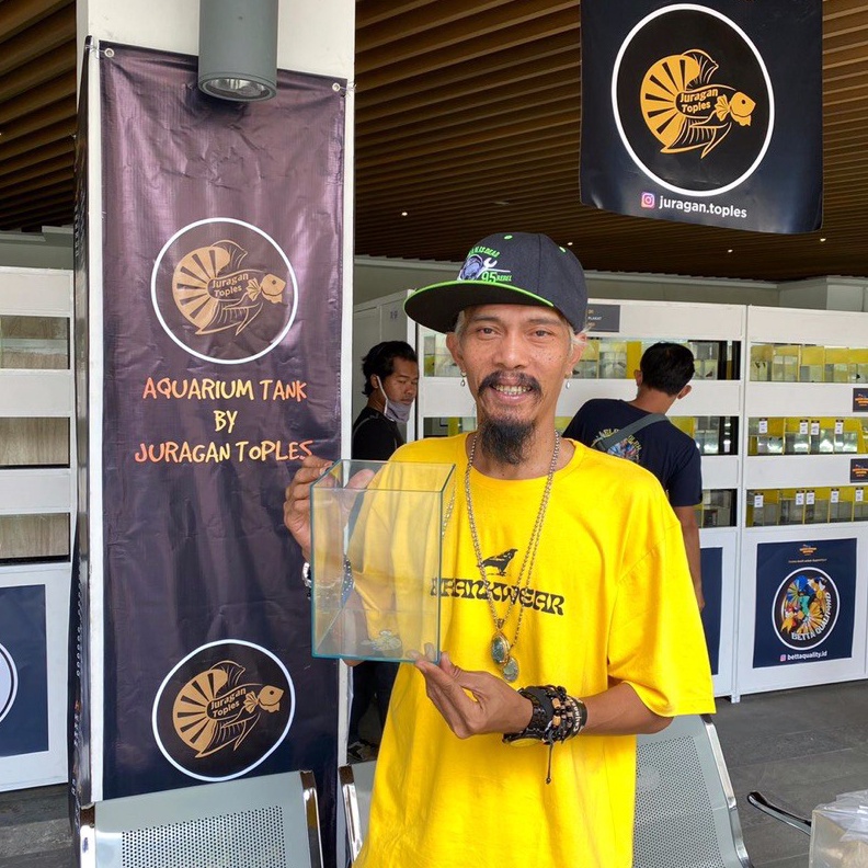 1212 soliter  akrilik cupang Juragan Toples ukuran4L sale tidakada garansi pecah kak serbuuu