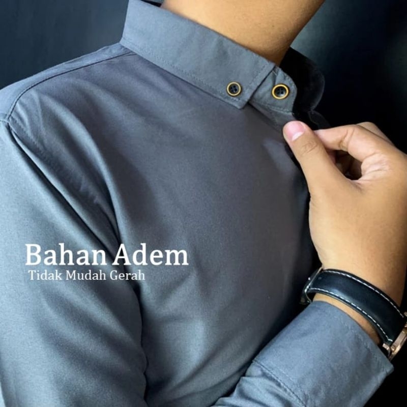 KEMEJA PRIA POLOS LENGAN PANJANG CASUAL FORMAL DISTRO TERLARIS 2024|HEM KEMEJA PRIA COWOK LENGAN PAN