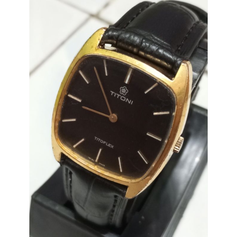 TITONI TITOFLEX Dua Jarum Vintage Watch