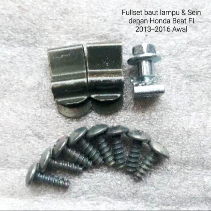 BAUT LAMPU DAN SEIN DEPAN MOTOR HONDA BEAT FI 2013 - 2016 AWAL TERLARIS