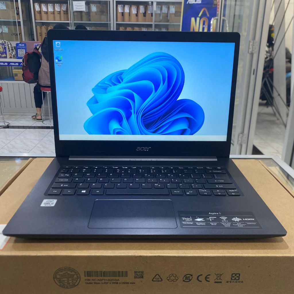 Laptop Acer Aspire 5 A514-53 Intel Core i3-1005G1 RAM 4GB HDD 1T MULUS Kualitas Terbaik Di Kelasnya