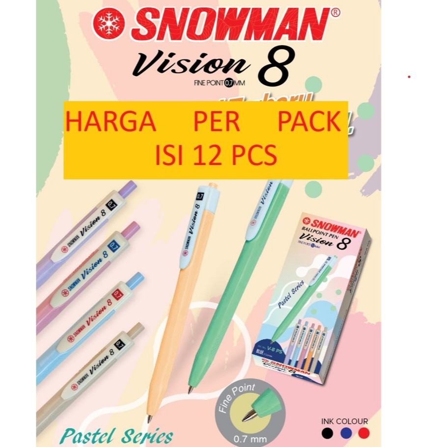 

PENA SNOWMAN Vision8 PASTEL 0.7mm