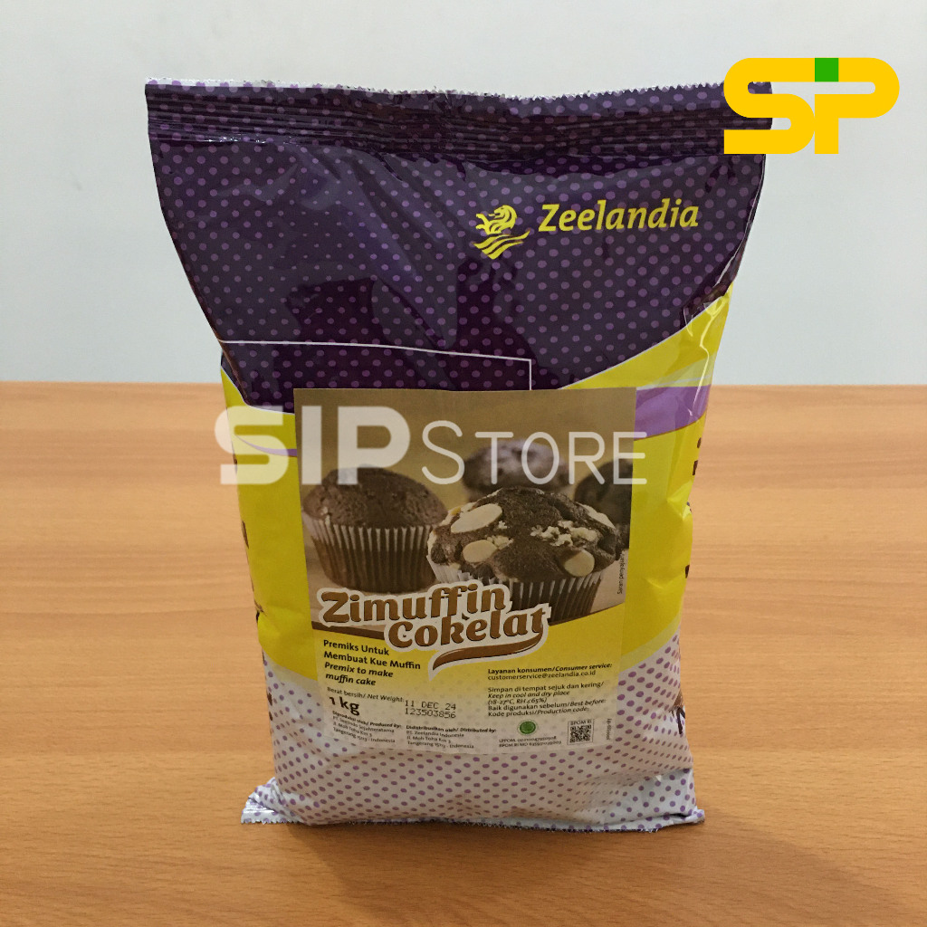 

Zeelandia Zimuffin Cokelat 1Kg - Zimuffin Chocolate 1Kg Zeelandia - Premik Kue Muffin 1Kg