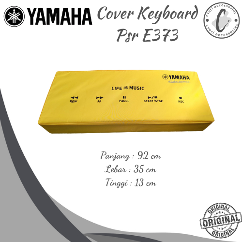 Cover Penutup Keyboard Anti Debu Yamaha PSR E373 Original