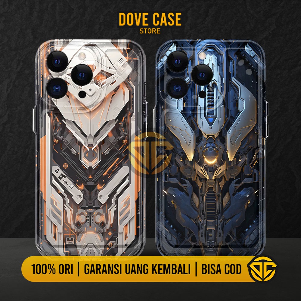 CLEAR CASE TECNO SPARK 60 POVA 5 POP 8 20/20 PRO SPARK GO ROBOT CASE CUSTOM - Casing Hp CLEAR CASE -