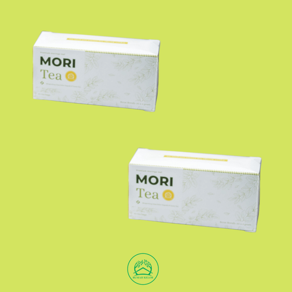 

Paket 2 Kotak Mori Tea - Teh Celup Kelor isi 20 bag | Daun Kelor Organik | Solusi Hipertensi Alami