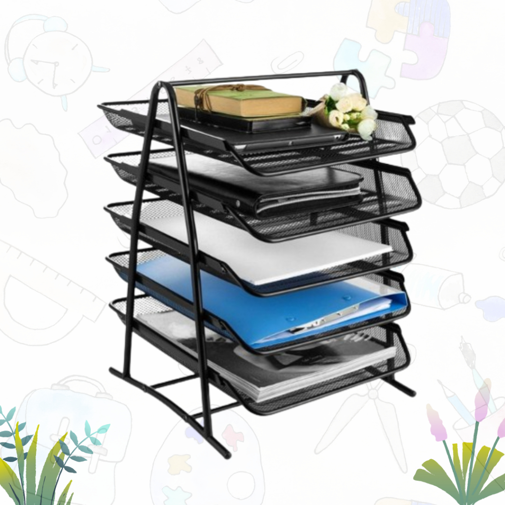

Document Tray / Rak Dokumen 5 dan 4 Tingkat Joyko BESI DT-41 / DT 31 Rak Susun