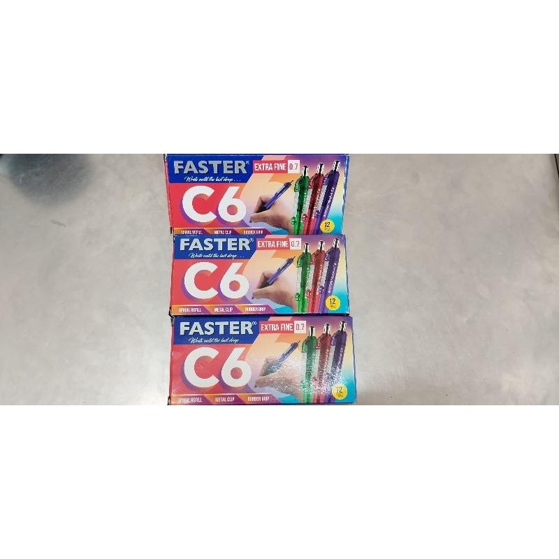 

PENA FASTER C6 HITAM ISI 12 PCS DALAM BOX