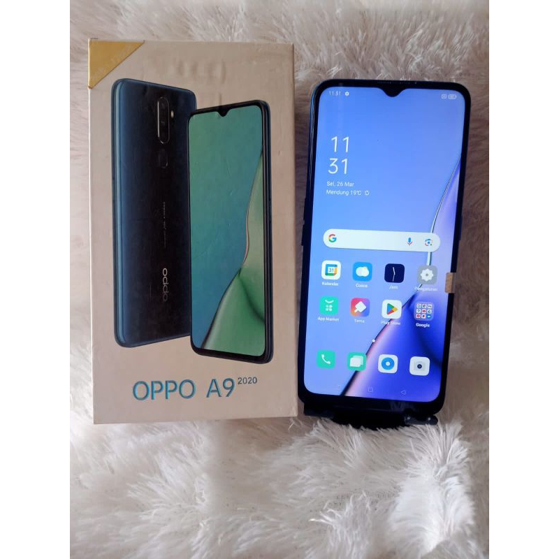 JUAL HP SECOND OPPO A9-2020 RAM 8/128