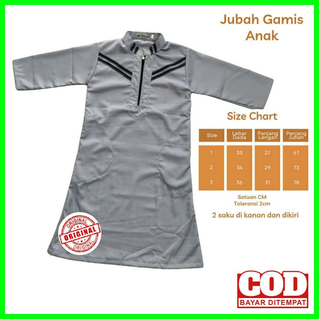 Jubah Anak Laki Laki / Jubah Anak Premium / Jubah Habib Anak / Jubah Anak Laki Polos / Gamis Anak La