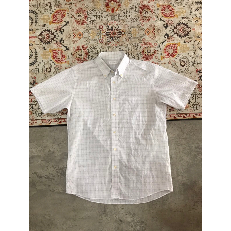kemeja uniqlo pendek pria original