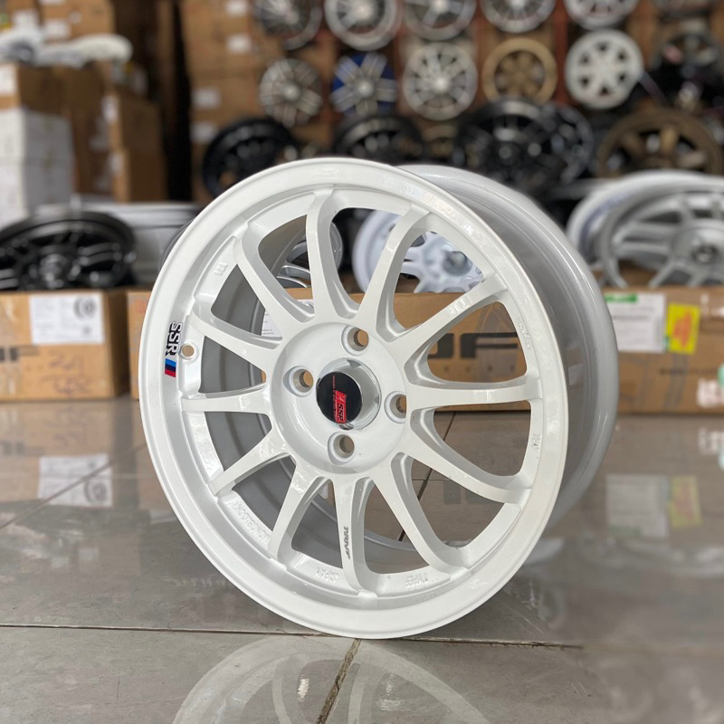 velg R15 SSR type F white by jf luxury. velg mobil Ring15