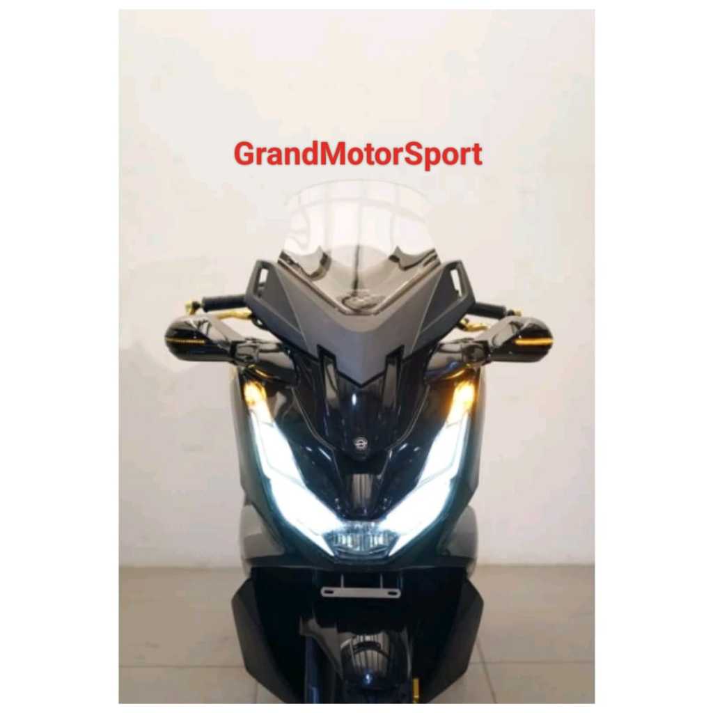 VISOR WINDSHIELD TAMENG PLUS SPION LIPAT MOTOR HONDA PCX 160 NEW MODEL HONDA FORZA ORIGINAL MHR