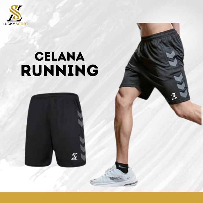 Celana pendek Running lari//celana pendek sport lari//Celana Pendek Dry Fit Olahraga