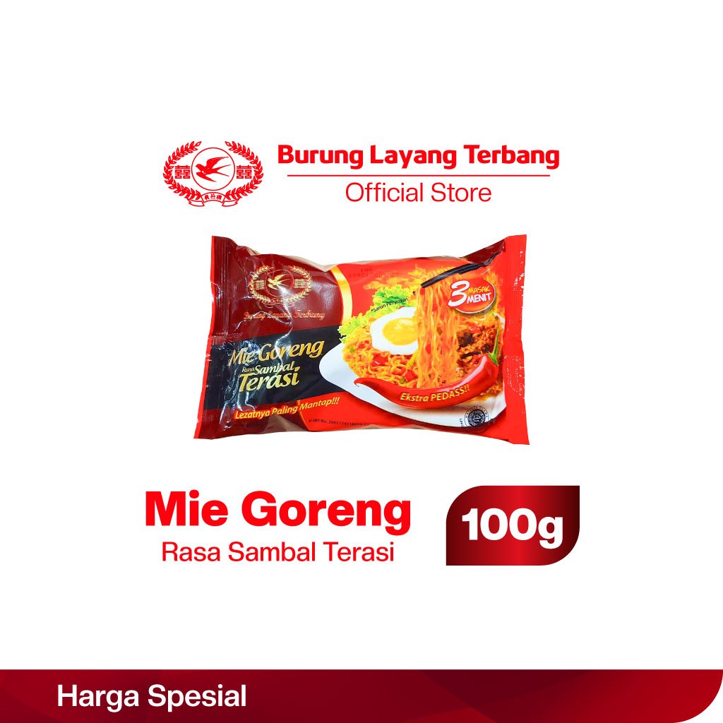 

Mie Goreng Rasa Sambal Terasi Burung Layang Terbang