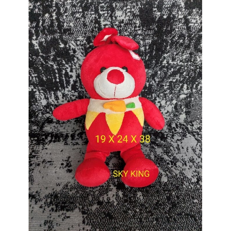 Mainan Boneka Beruang Teddy Bear Wortel Lucu Toys Doll Guling Medium