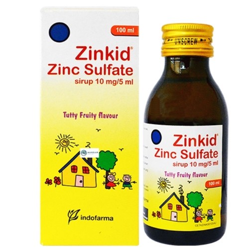 ZINKID SIRUP 100 ML ZINC SULFATE OBAT DIARE UNTUK ANAK