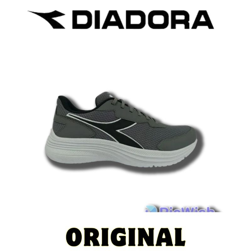 Sepatu Diadora Eagle 7 Grey Black Men's Original