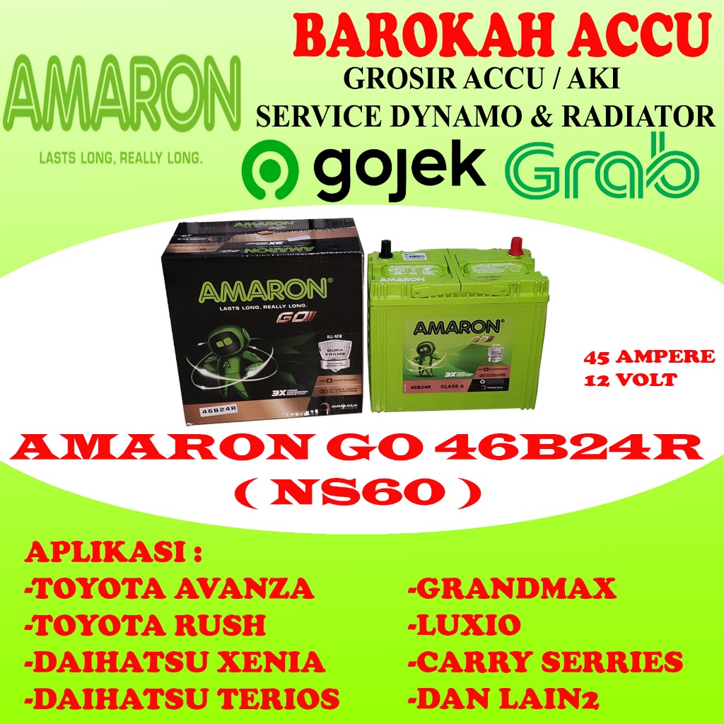 AKI MOBIL AMARON GO 46B24R / NS60 , 45 AH